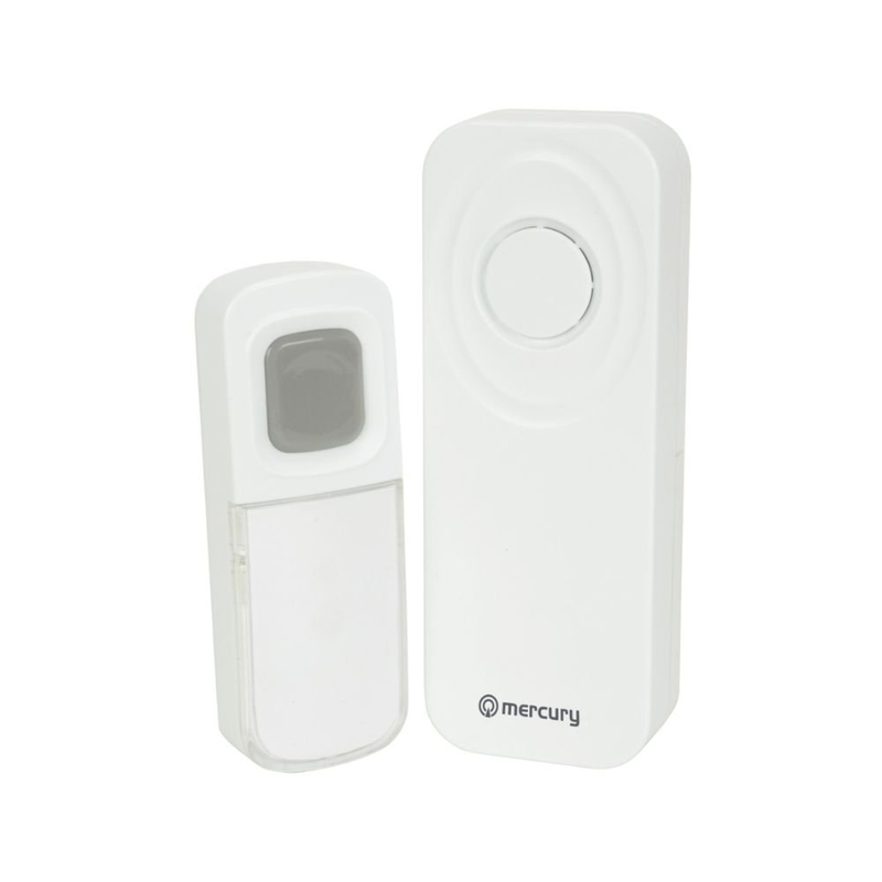 Product image: Mercury ασύρματο αδιάβροχο κουδούνι με φορητό δέκτη 350.295uk – εύκολη εγκατάσταση & λειτουργικότητα, , medium-null
