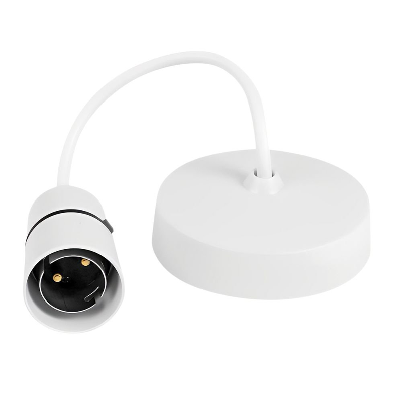 Product image: Σετ φωτιστικού οροφής με ντουί, εύκαμπτο καλώδιο ανάρτησης & βάση για λάμπα, , medium-null