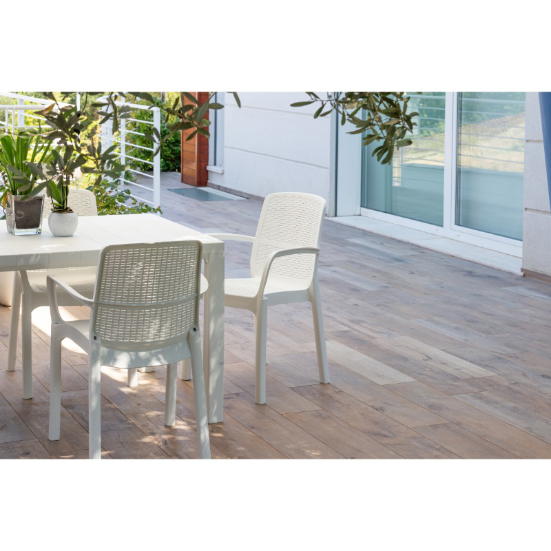 Product image: Toomax numana outdoor chair 58x56,5x83cm - white, , medium-null