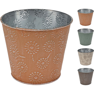 Flowerpot 13x11cm - assorted colors, , medium