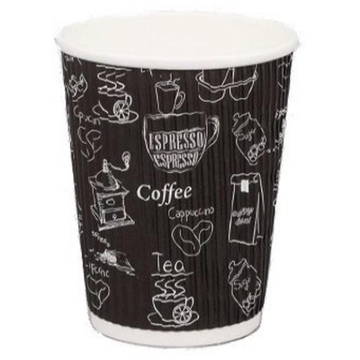 Paper cup with lid - setx10 - 8oz, , medium