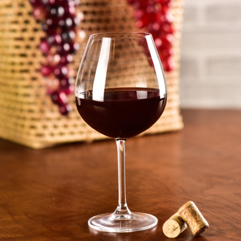 Product image: Crystal bohemia colibri red wine glass - 570ml - 6pcs set-null