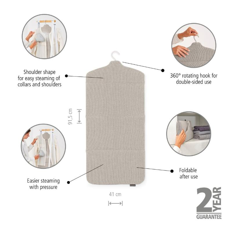 Brabantia foldable steaming board -grey, , medium image number null