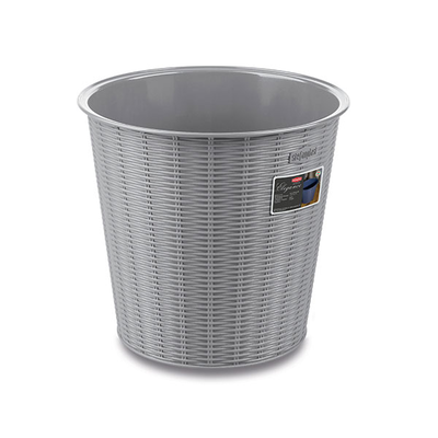 Stefanplast elegance καδος 10l - ασημι