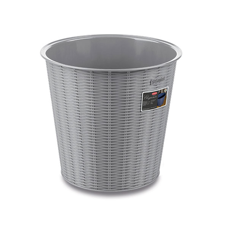 Stefanplast elegance καδος 10l - ασημι, , medium image number null