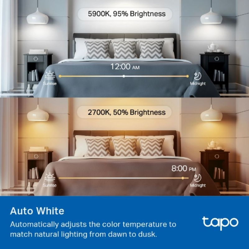 Product image: Tapo l535e tp-link έξυπνη λάμπα Wi-Fi multicolor led, 1055 lumens, matter-certified, έλεγχος μέσω φωνής & εφαρμογής, χωρίς hub, , medium-null