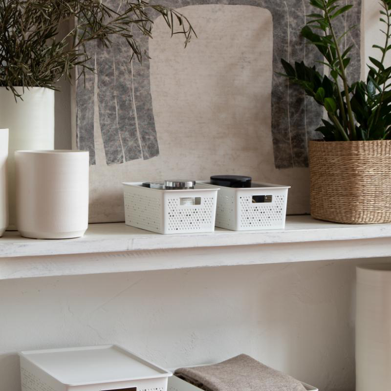 Bohol storage basket 4l - white, , medium-null