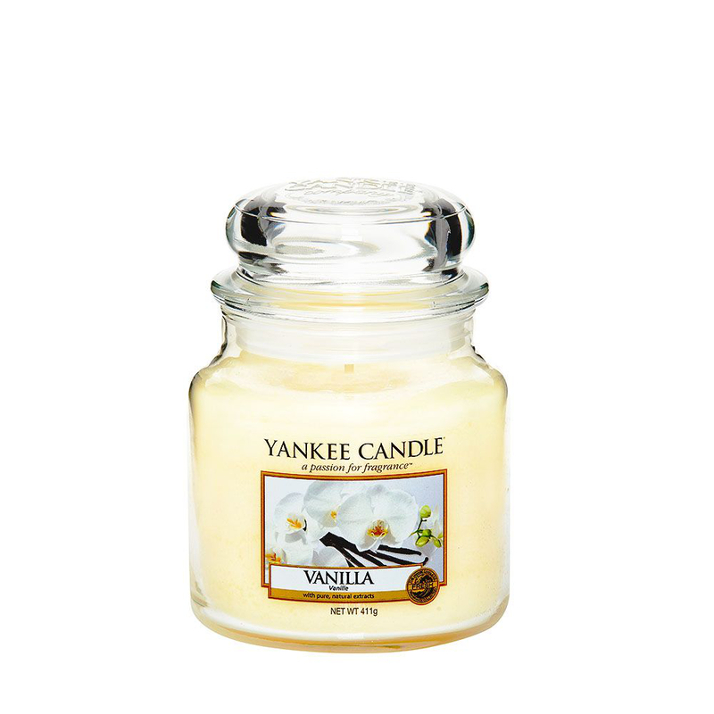 Product image: Yankee candle - vanilla medium jar (65-75 hours), , medium-null