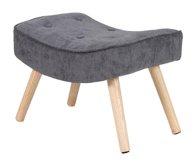 Nataly footstool - grey, , medium
