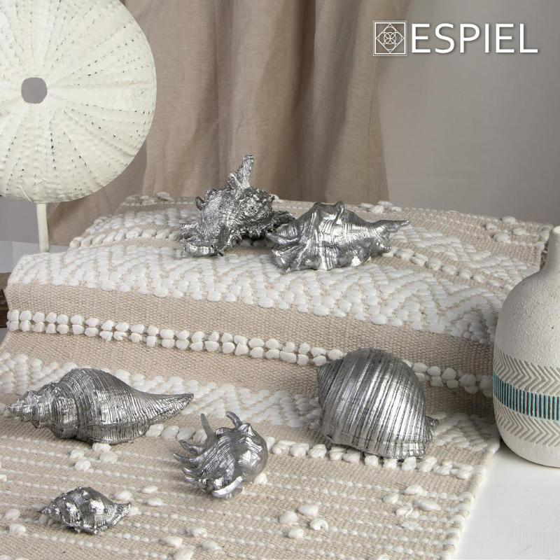 Espiel polyresin shell - silver, , medium image number null