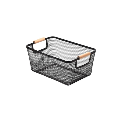 Estia storage basket 30x21x14cm - black, , medium