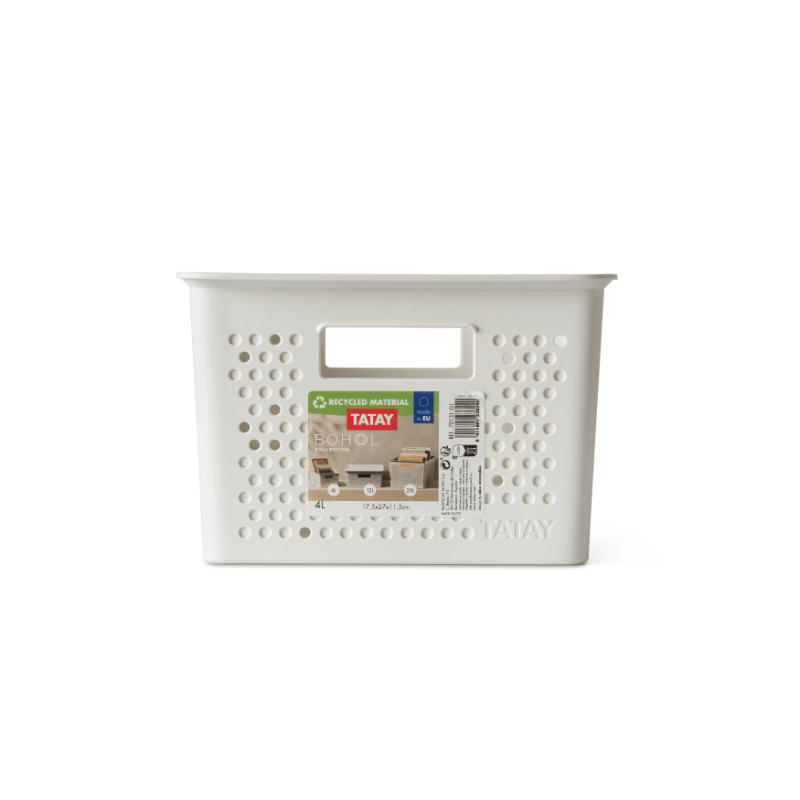 Bohol storage basket 4l - white, , medium-null