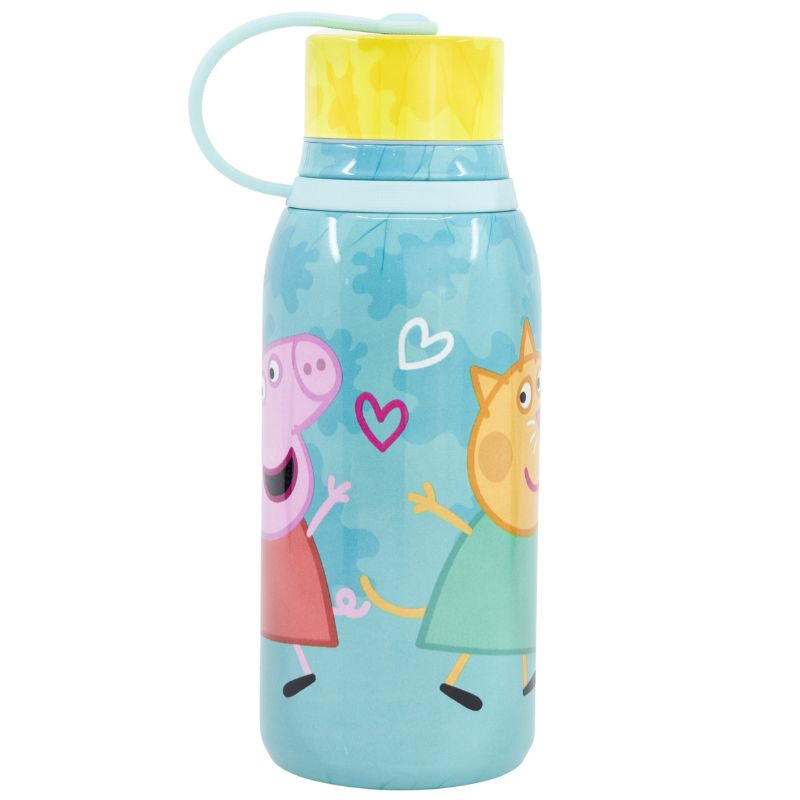 Stor : peppa pig core 2022 - kiddy insulated stainless steel bottle 330ml 13941, , medium-null