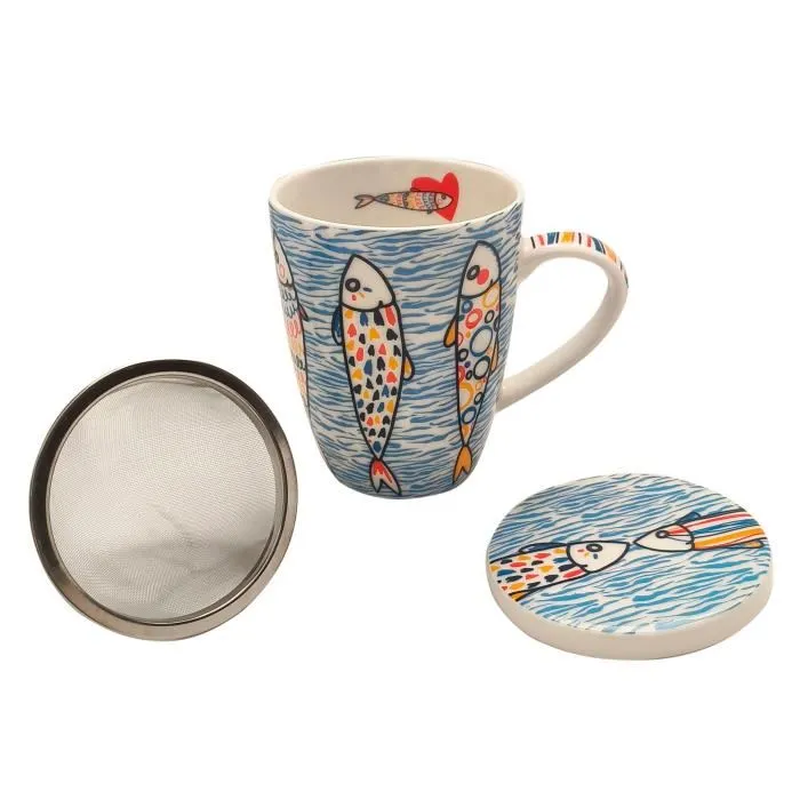 Porcelain mugs with owl design image number null