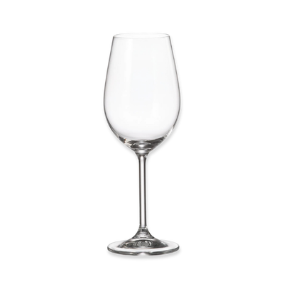 Crystal bohemia colibri glass for white wine - 350ml - 6pcs set