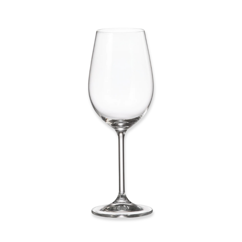 Crystal bohemia colibri glass for white wine - 350ml - 6pcs set image number null