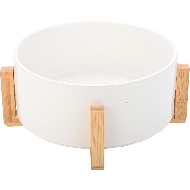 Estia bamboo essentials salad bowl 27cm - white, , medium-null
