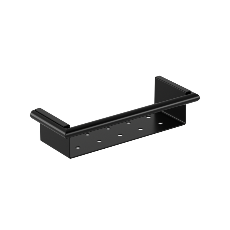 LAMDA black matte shower shelf, , medium-null