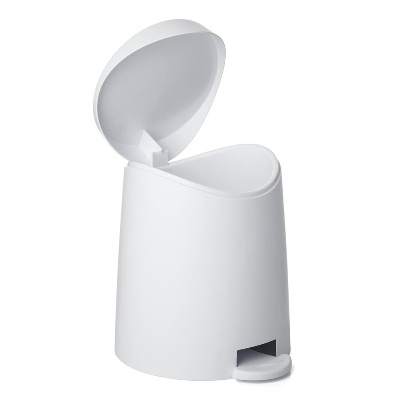 Tatay milan bathroom pedal bin 3l - white, , medium image number null