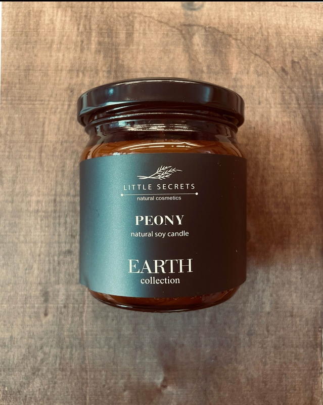 Product image: Peony natural soy candle 210ml, , medium-null
