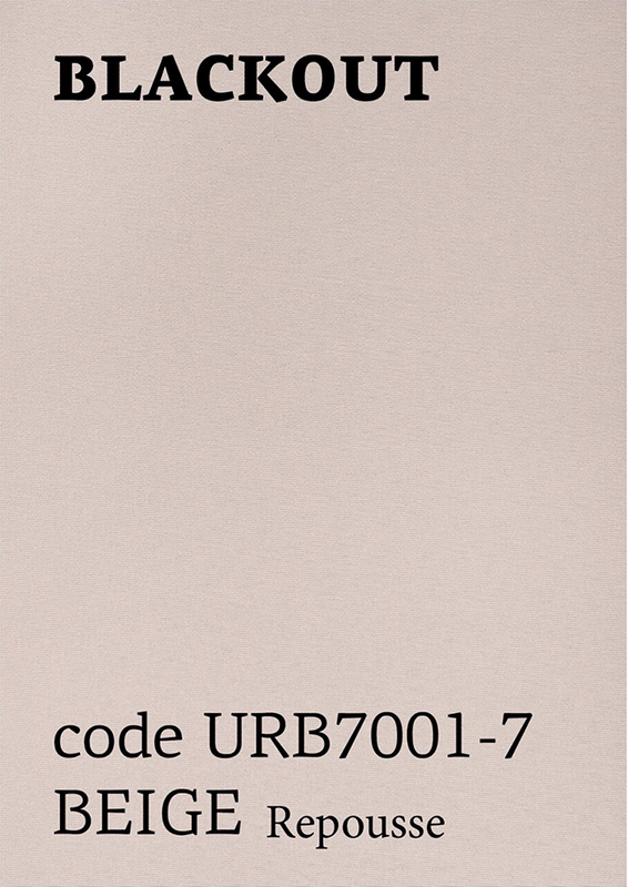 Roller blind blackout beige 80x160cm, , medium-null