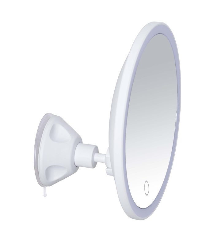 Wenko wall mirror telescopic arm led light isola, , medium-null