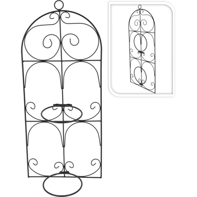Flower rack 70x29cm - black, , medium