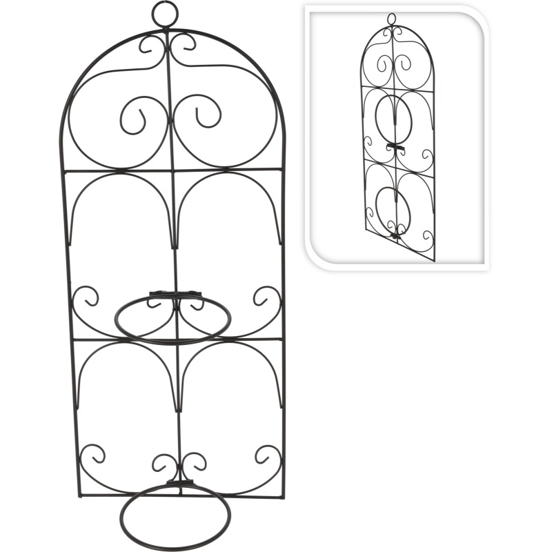 Product image: Flower rack 70x29cm - black, , medium-null