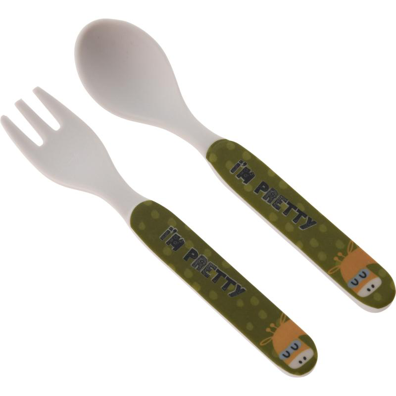 Melamine cutlery set 13.5cm - assorted designs, , medium-null