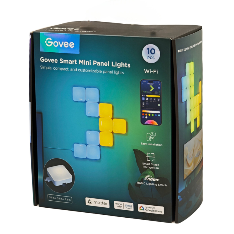 Govee gaming smart mini panel lights (10pcs), , medium-null