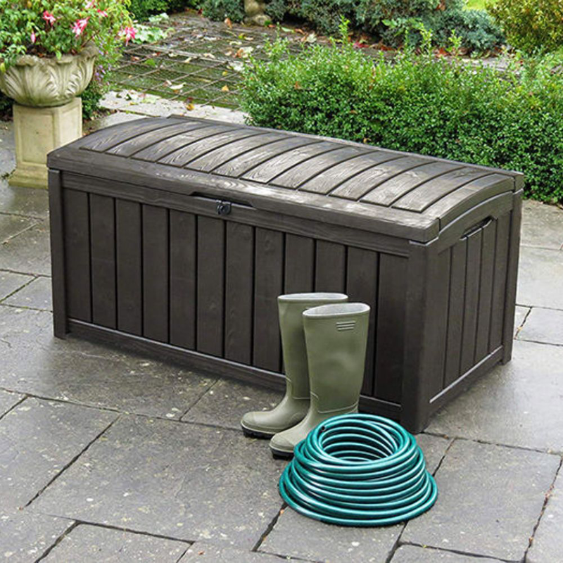 Product image: Glenwood κουτί αποθήκευσης 390l καφέ με μηχανισμό υποβοήθησης ανοίγματος / κλεισίματος, , medium-null