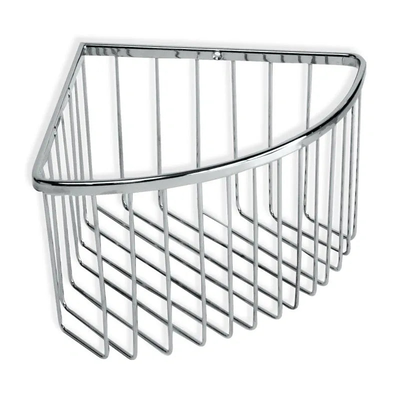 Corner storage basket krom 20x20x13,5 cm