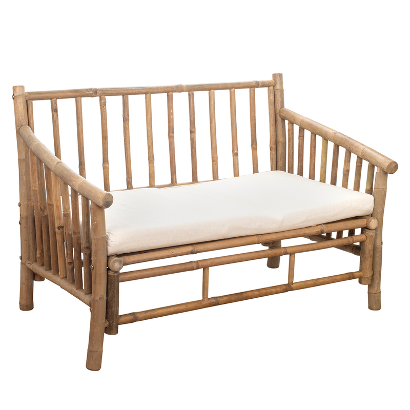Bamboo two seats sofa, , medium image number null