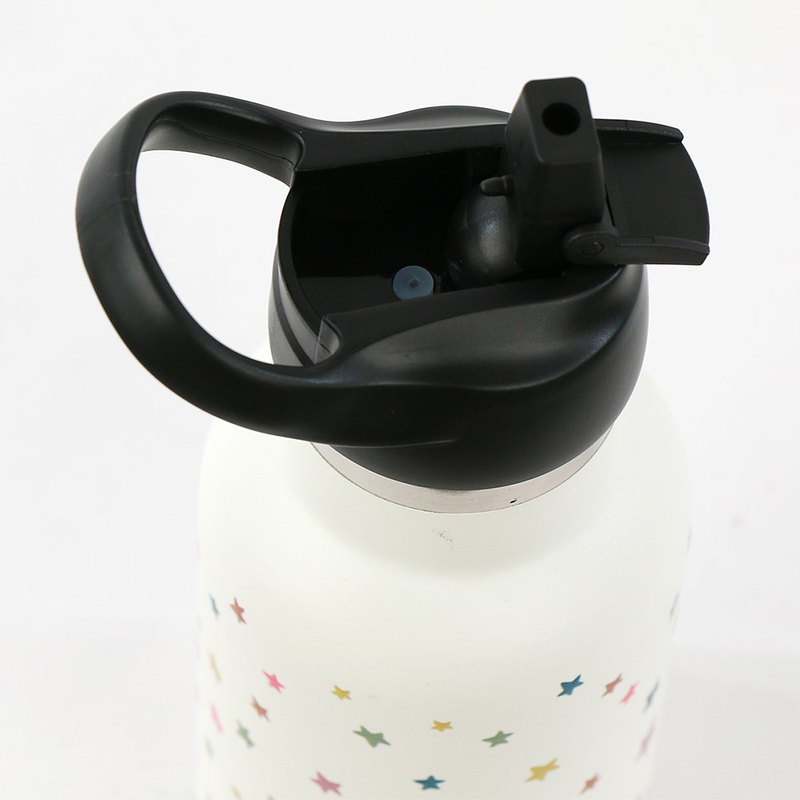 Product image: Thermal bottle with straw stars confetti 350ml, , medium-null