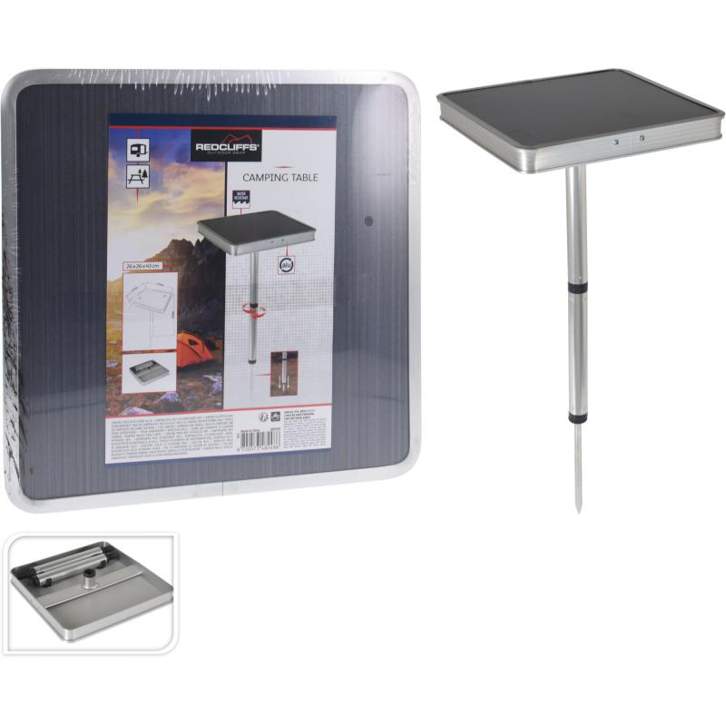 Camping table 26x26x43cm - grey, , medium-null