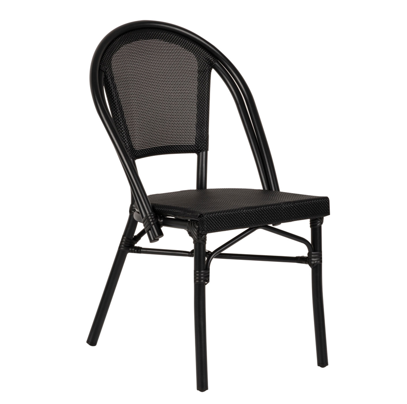Καρεκλα κηπου dalila μαυρο αλουμινιο/ύφασμα 50x56x86cm, , medium image number null