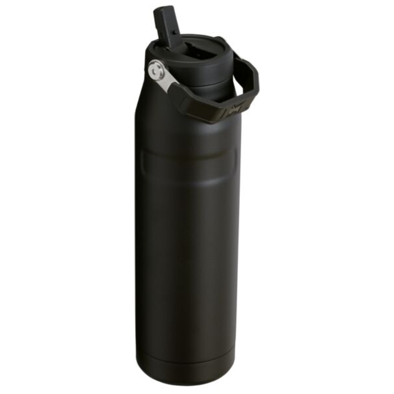 Stanley iceflow flip straw tumbler 2.0 - 1.06l - black, , medium-null