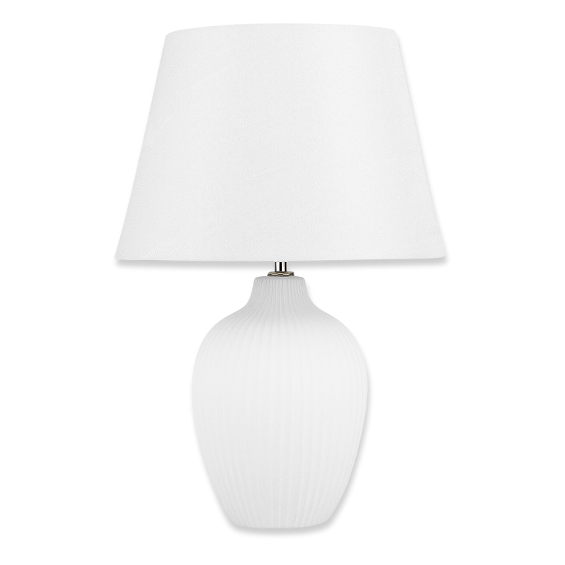 Ai white ceramic table lamp 33x50cm, , medium image number null