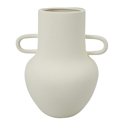 Porcelain big vase in white