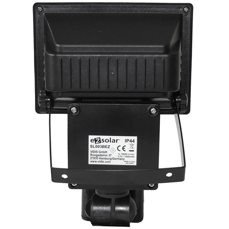 Ezsolar led solar wall floodlight motion detector black, , medium-null