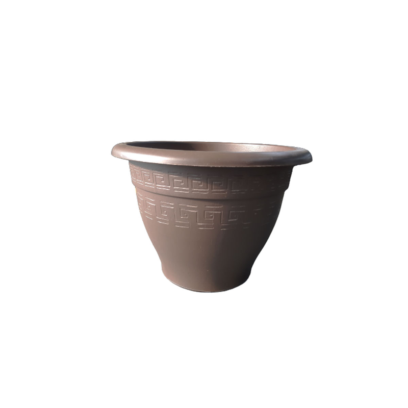 Campana flower pot ø42cm plastic brown-null