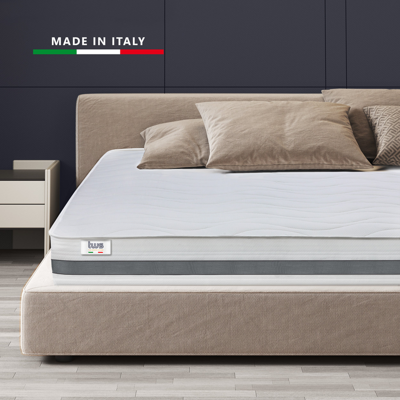 Essential mattress 160 x 190 hypoallergenic waterfoam 16cm made in italy-null