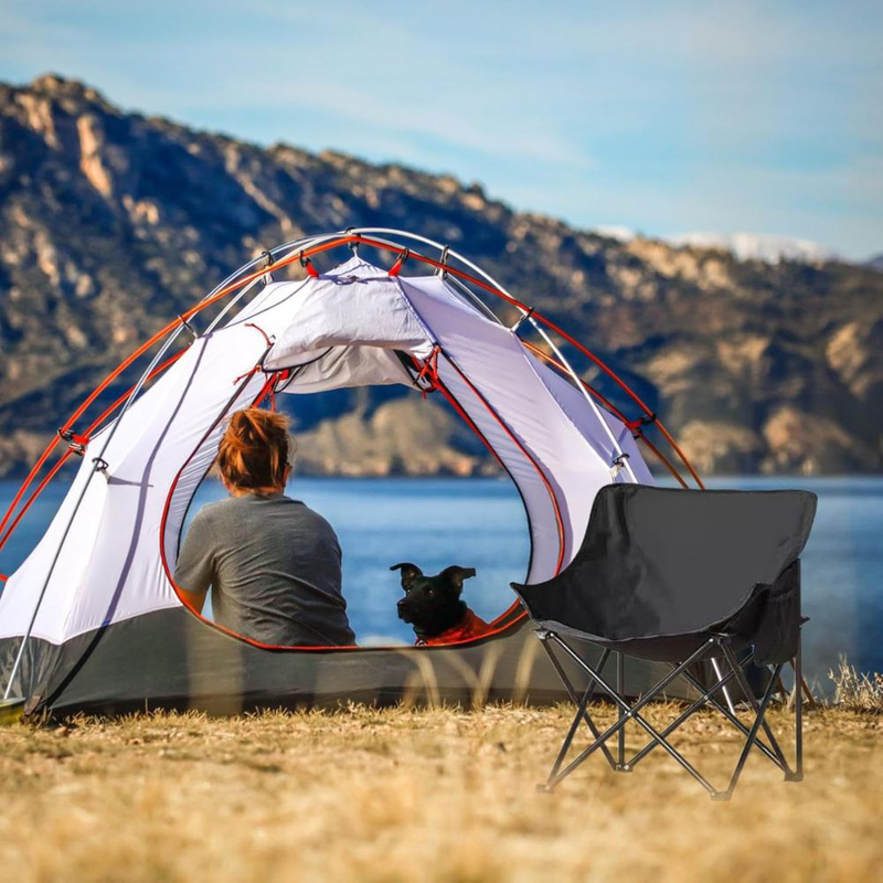 Product image: Φορητή πτυσσόμενη καρέκλα παραλίας και κάμπινγκ για απόλυτη άνεση και ευκολία!, , medium-null