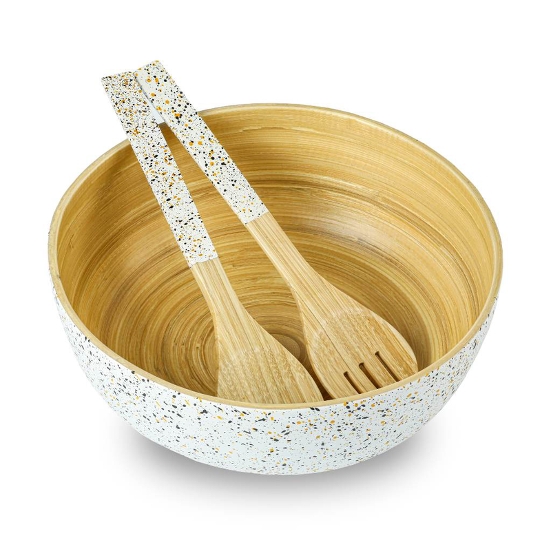 Bamboo salad tongs image number null