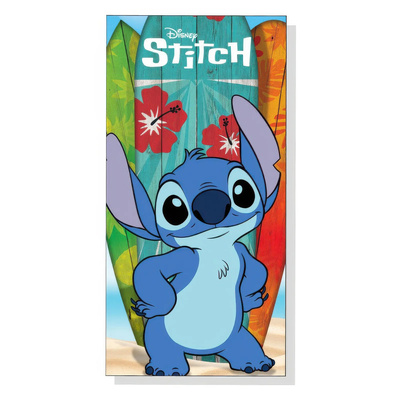 Disney stitch microfibre beach towel, , medium