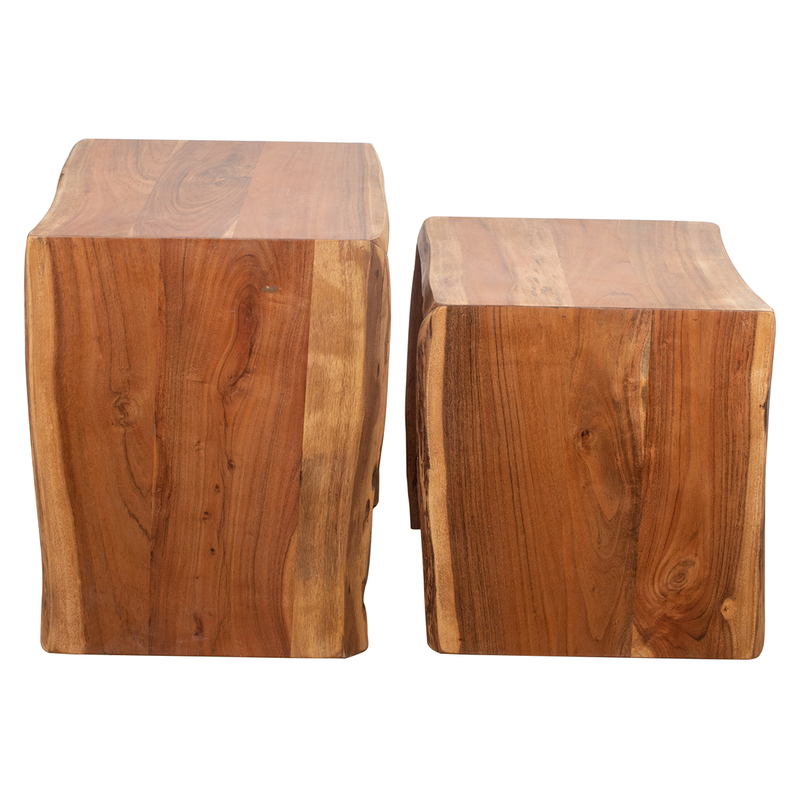 Solid acacia wooden coffee table, , medium-null