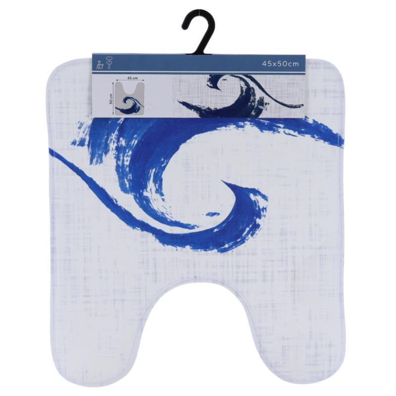 Tendance μicrofiber bathroom mat for toilet seat 45x75cm - manureva, , medium-null