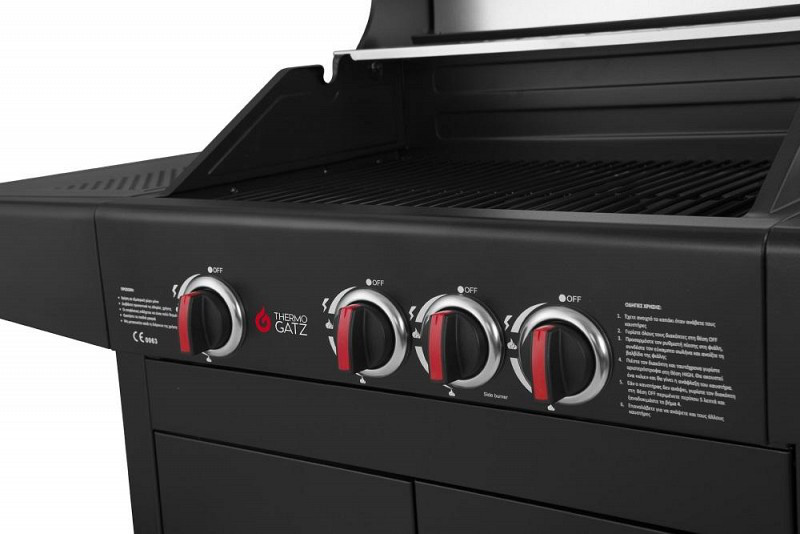 Bbq &upsilon;&gamma;&rho;&alpha;&epsilon;&rho;&iota;&omicron;&upsilon; thermogatz gs grill lux 3+1 cast iron - 11,5kw, , medium-null