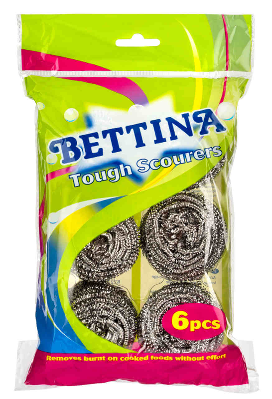 Bettina tough scourers 6 pcs 18gr, , medium image number null