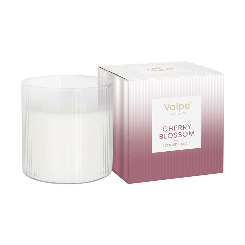 Scented candle in a vase cherry-null